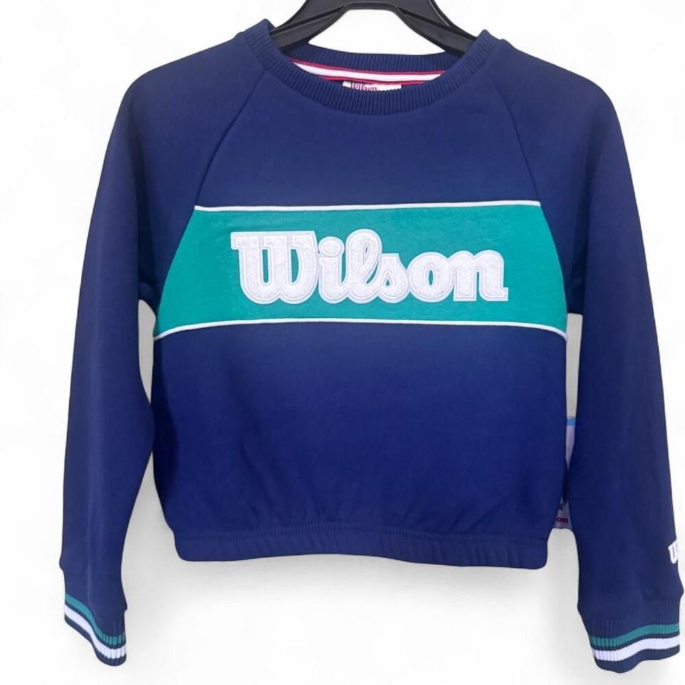 Wilson Girls Blue and Navy Sweatshirt Size 6/6X